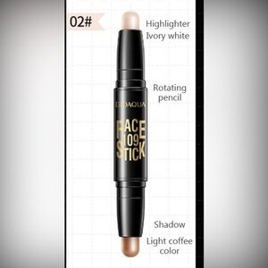 Bioaqua Face 109 Stick Duo Contour 3D Bronzer Highlighter Stick-02